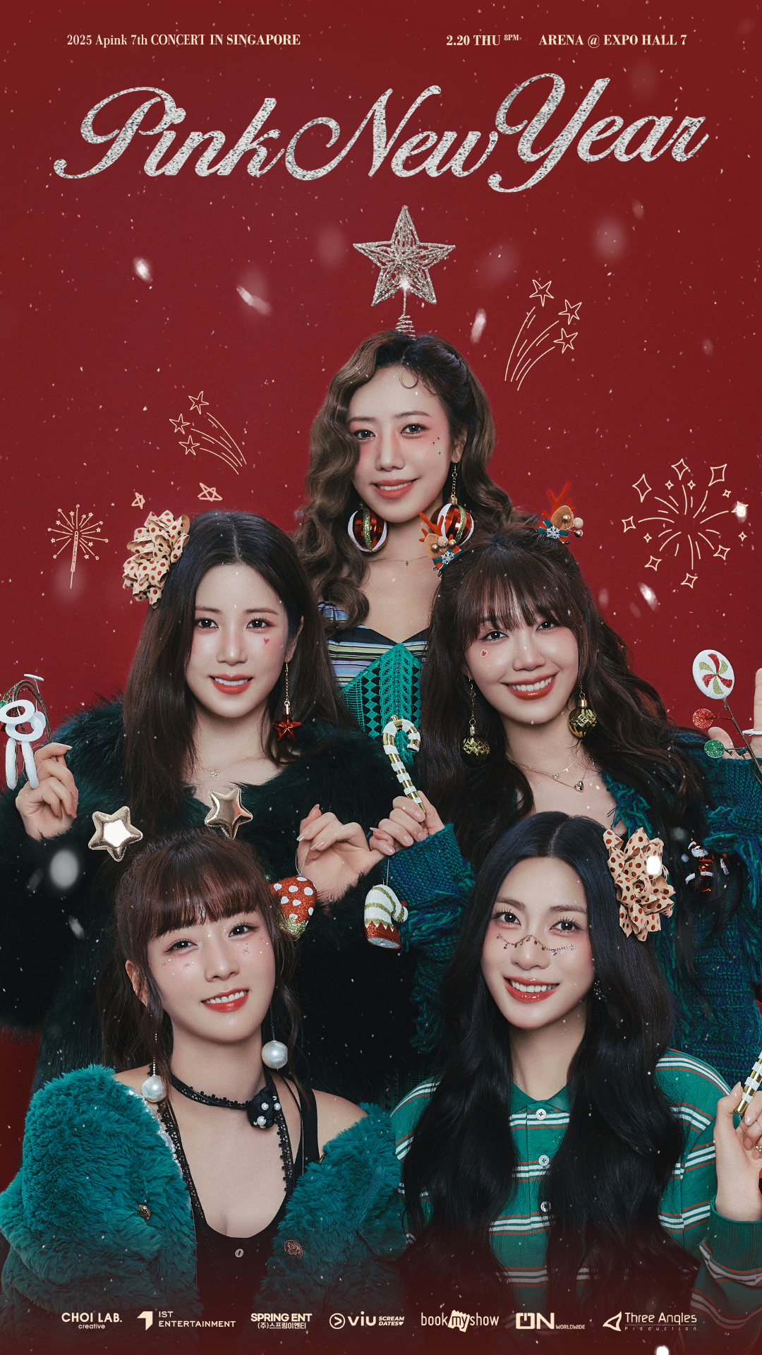 Отпразднуйте розовый Новый год с Apink в Сингапуре 20 февраля 2025 года! Отпразднуйте розовый Новый год с Apink в Сингапуре 20 февраля 2025 года!