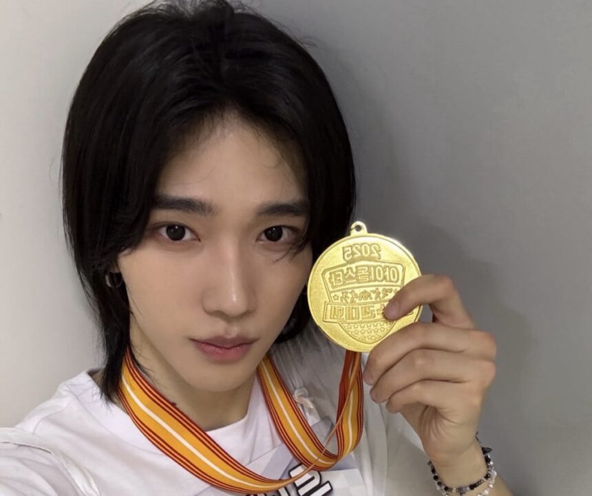 Чхэль из LUN8 выиграл золотую медаль на Idol Star Athletics Championships Чхэль из LUN8 выиграл золотую медаль на Idol Star Athletics Championships