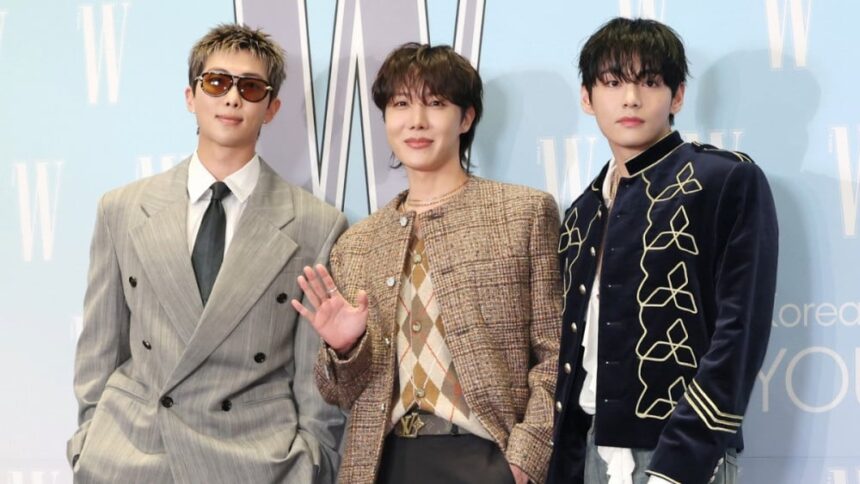 Звезды BTS на благотворительном мероприятии в поддержку осведомленности о раке молочной железы Звезды BTS на благотворительном мероприятии в поддержку осведомленности о раке молочной железы