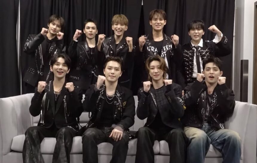 Артисты PLEDIS Entertainment поддержали выпускников перед экзаменом Артисты PLEDIS Entertainment поддержали выпускников перед экзаменом