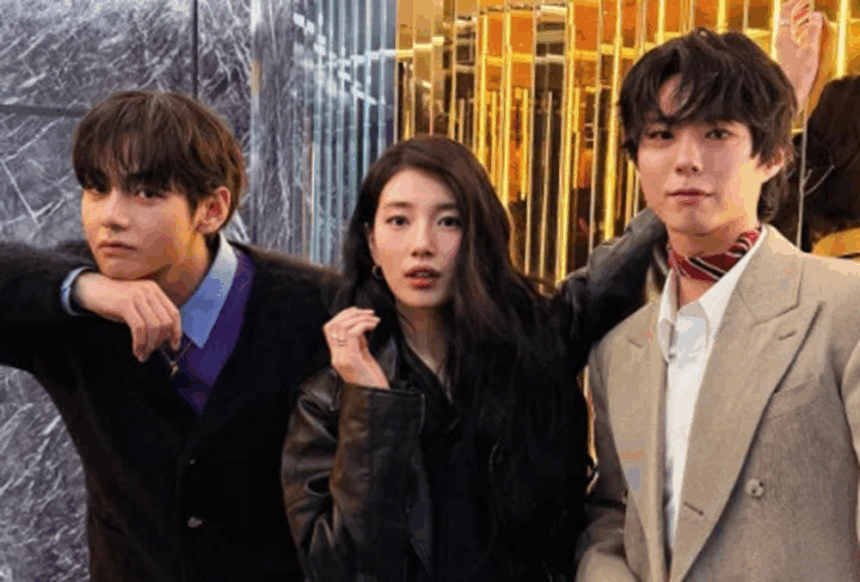 В. из BTS поделился новыми кадрами с Сузи и Пак Бо Гымом В. из BTS поделился новыми кадрами с Сузи и Пак Бо Гымом