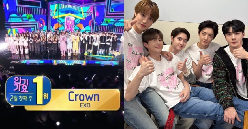 EXO одержали победу на всех музыкальных шоу с песней «Crown» EXO одержали победу на всех музыкальных шоу с песней «Crown»