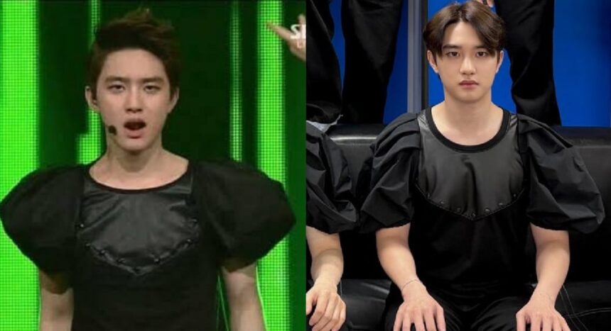 EXO надели необычный наряд в честь группового достижения EXO надели необычный наряд в честь группового достижения